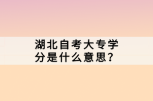 在湖北成人高考中，許多考生對于是否需要考英語存在疑問。畢竟，英語作為一門國際通用語言，對于大專階段的學(xué)習和未來的職業(yè)發(fā)展都有著重要的影響。那么，湖北自考大專學(xué)分是什么意思？