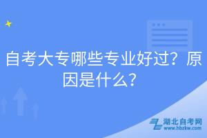 自考大專哪些專業(yè)好過？原因是什么？