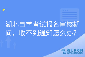 湖北自學(xué)考試報(bào)名審核期間，收不到通知怎么辦？