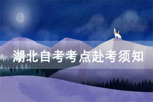 2020年10月武漢東湖學(xué)院自學(xué)考試考點赴考須知