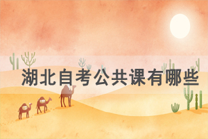 湖北自考公共課有哪些，專業(yè)課和選考課難度怎樣？