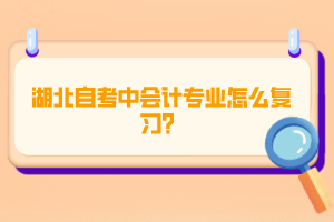 湖北自考中會(huì)計(jì)專業(yè)怎么復(fù)習(xí)？