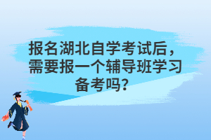 報(bào)名湖北自學(xué)考試后，需要報(bào)一個(gè)輔導(dǎo)班學(xué)習(xí)備考嗎？