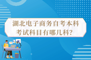 湖北電子商務自考本科考試科目有哪幾科？