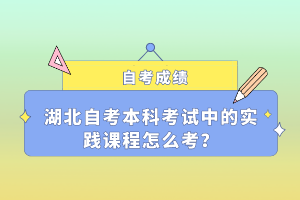 湖北自考本科考試中的實(shí)踐課程怎么考？