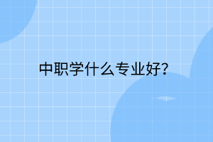 中職學(xué)什么專業(yè)好？