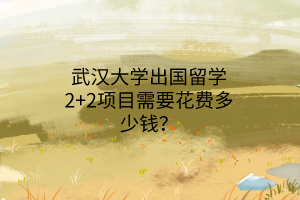 武漢大學(xué)出國留學(xué)2+2項(xiàng)目需要花費(fèi)多少錢？