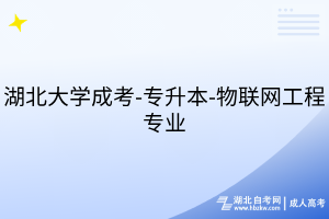 湖北大學成考-專升本-物聯(lián)網(wǎng)工程專業(yè)