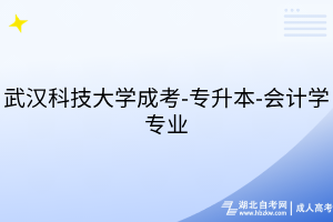 武漢科技大學(xué)成考-專升本-會計學(xué)專業(yè)