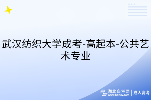 武漢紡織大學(xué)成考-高起本-公共藝術(shù)專業(yè)