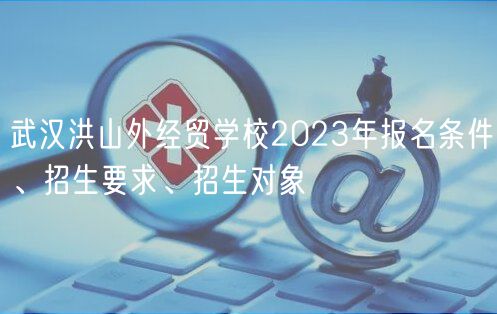 武漢洪山外經貿學校2023年報名條件、招生要求、招生對象