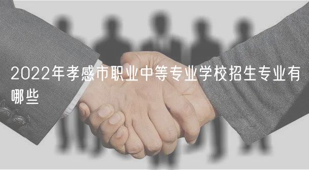 2022年孝感市職業(yè)中等專(zhuān)業(yè)學(xué)校招生專(zhuān)業(yè)有哪些