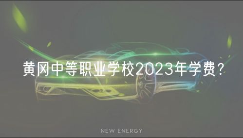 黃岡中等職業(yè)學(xué)校2023年學(xué)費(fèi)？