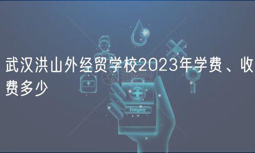 武漢洪山外經(jīng)貿(mào)學校2023年學費、收費多少