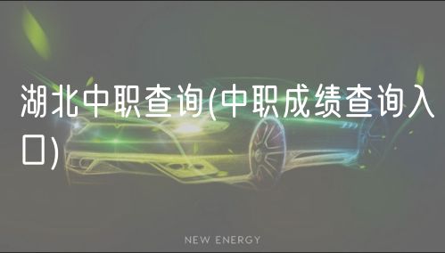 湖北中職查詢(中職成績查詢?nèi)肟?