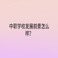 中職學(xué)校發(fā)展前景怎么樣？