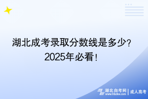 湖北成考錄取分數(shù)線是多少？2025年必看！