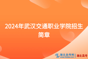 2024年武漢交通職業(yè)學(xué)院招生簡(jiǎn)章