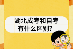 湖北成考和自考有什么區(qū)別？