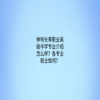 鐘祥長(zhǎng)壽職業(yè)高級(jí)中學(xué)專業(yè)介紹怎么樣？各專業(yè)就業(yè)如何？