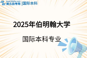 2025年伯明翰大學國際本科專業(yè)，如何選擇？
