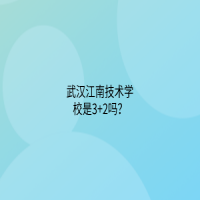 武漢江南技術(shù)學(xué)校是3+2嗎？