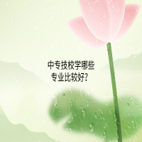 中專技校學哪些專業(yè)比較好？