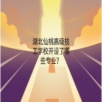 湖北仙桃高級技工學(xué)校開設(shè)了哪些專業(yè)？