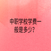 中職學(xué)校學(xué)費(fèi)一般是多少？