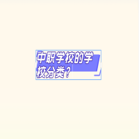 中職學(xué)校的學(xué)校分類(lèi)？