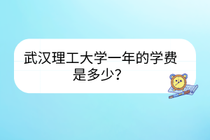 武漢理工大學(xué)一年的學(xué)費(fèi)是多少？