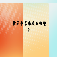 黃岡中專學(xué)校有哪些？