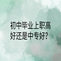 初中畢業(yè)上職高好還是中專好？