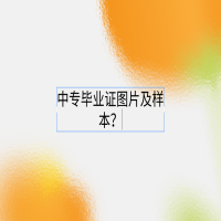 中專畢業(yè)證圖片及樣本？
