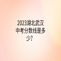 2023湖北武漢中考分?jǐn)?shù)線是多少？