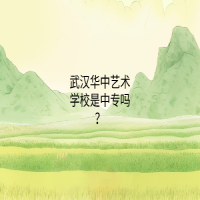 武漢華中藝術學校是中專嗎？