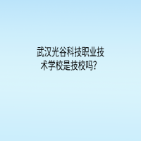 武漢光谷科技職業(yè)技術(shù)學(xué)校是技校嗎？