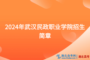 2024年武漢民政職業(yè)學(xué)院招生簡章