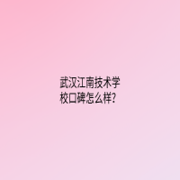 武漢江南技術(shù)學(xué)?？诒趺礃?？