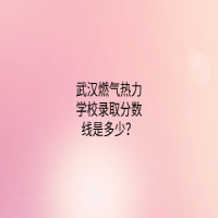 武漢燃?xì)鉄崃W(xué)校錄取分?jǐn)?shù)線是多少？
