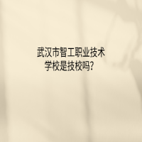 武漢市智工職業(yè)技術(shù)學(xué)校是技校嗎？