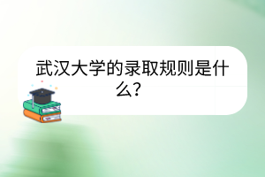 武漢大學的錄取規(guī)則是什么？