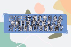 2023年湖北專升本必考科目英語應(yīng)該怎么復(fù)習(xí)？如何提升英語成績？