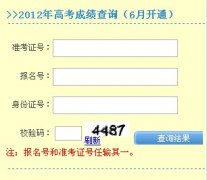2012年湖北高考成績(jī)查詢(xún)_湖北高考分?jǐn)?shù)查詢(xún)