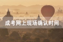 2020年武漢成人高考網(wǎng)上現(xiàn)場確認時間及形式