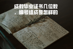 華中科技大學(xué)成教畢業(yè)證書幾位數(shù)，編號組成是怎樣的