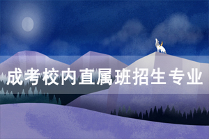 2020年長江大學(xué)成人高考校內(nèi)直屬班招生專業(yè)有哪些