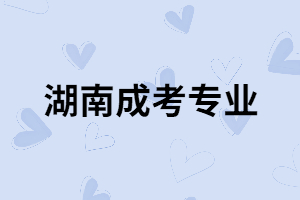 湖南成考報(bào)考哪些專業(yè)比較容易錄取？