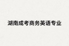 湖南成人高考商務英語專業(yè)就業(yè)前景怎么樣？