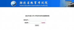 2021年湖北學(xué)位外語考試成績查詢?nèi)肟诰W(wǎng)址